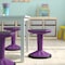 Flash Furniture Purple Kids Adjustable Active Learning Stool AY-9001S-PR-GG - alternate 2